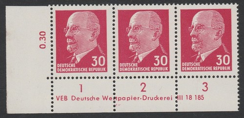 Ulbricht druckvermerk - ulbricht, pf
