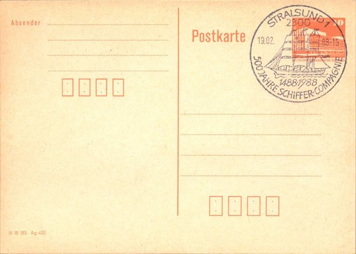 Ddr ganzsache ii - 86,