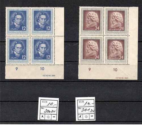 Ddr 1952 satz 300 - 1952, dv