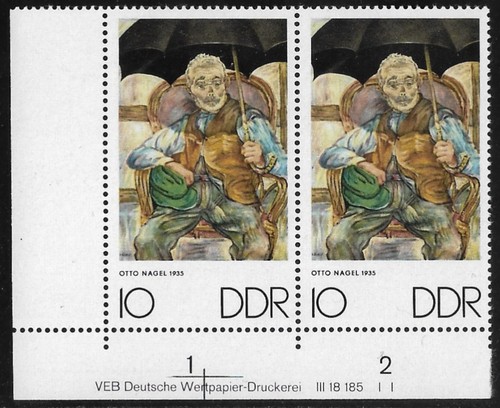 Ddr 1607 druckvermerk - ddr, dv,