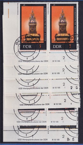 Ddr 1975 alte uhren nr - ddr, mi.-nr