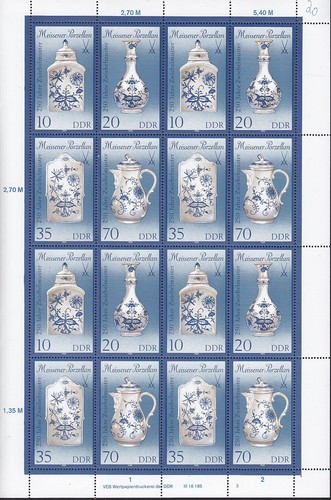 Briefmarken ddr 3241 44 - ddr, mi