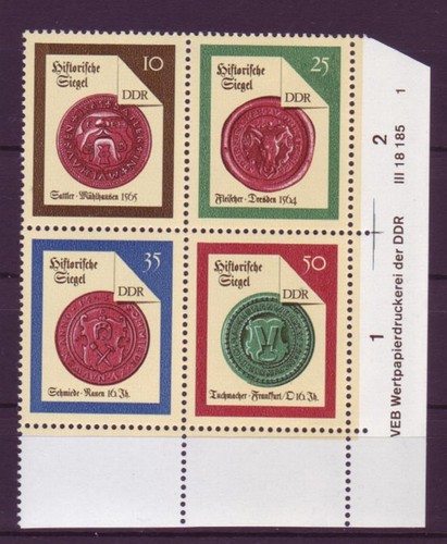 Ddr 3156 3159 - 3156-3159, druckvermerk