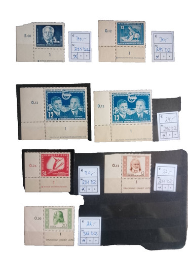 Ddr druckvermerke aus den - ddr,