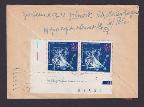 Briefmarken druckvermerk ddr - druckvermerk,