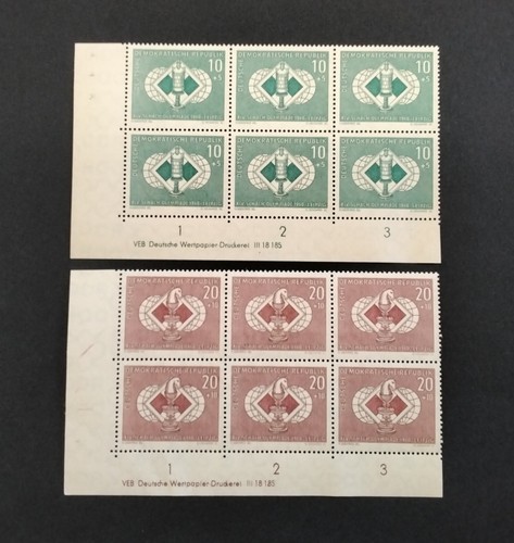 Ddr 1960 schach 786 - ddr, 787