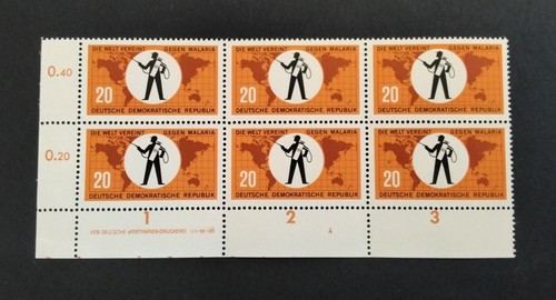 Ddr 1963 malaria 942 mit - nr.,