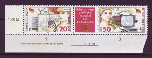 Ddr 3086 3087 druckvermerk wzd - ddr, 3086-3087
