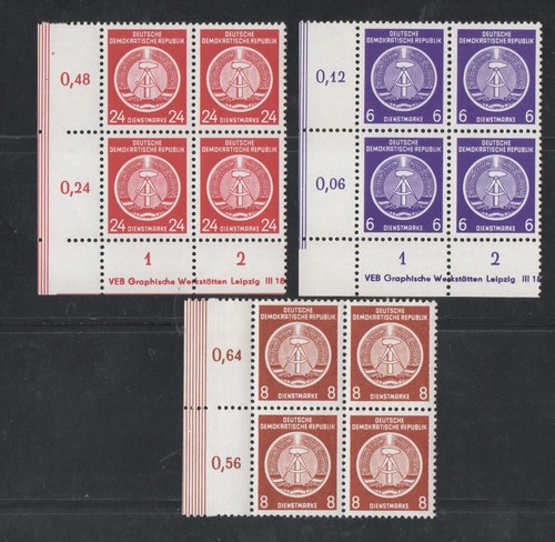 Lot ddr eckrandstücke - lot,