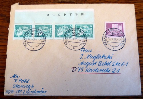 Brief brandenburg 1980 - 1980, ddr