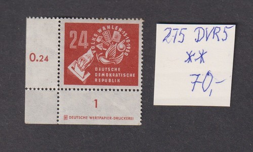 Ddr 275 mit druckvermerk - 275,