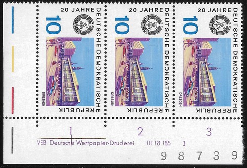 Ddr 1503 druckvermerk - 1503, dv,